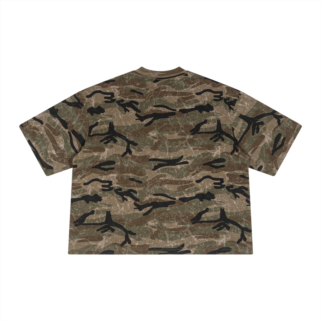 Staydown Unisex Boxy Camo T-Shirt