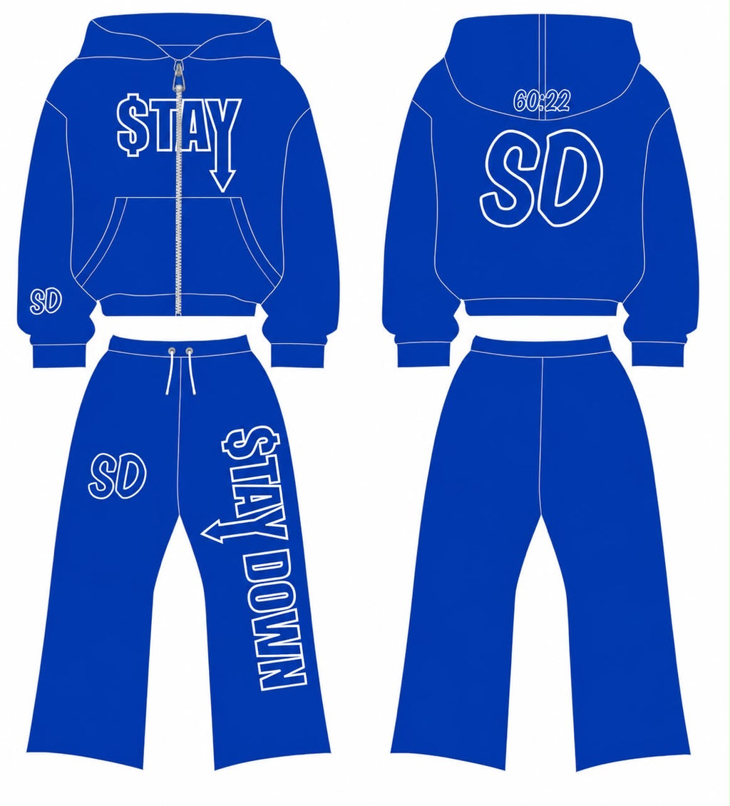 $TAY DOWN Tracksuit Set