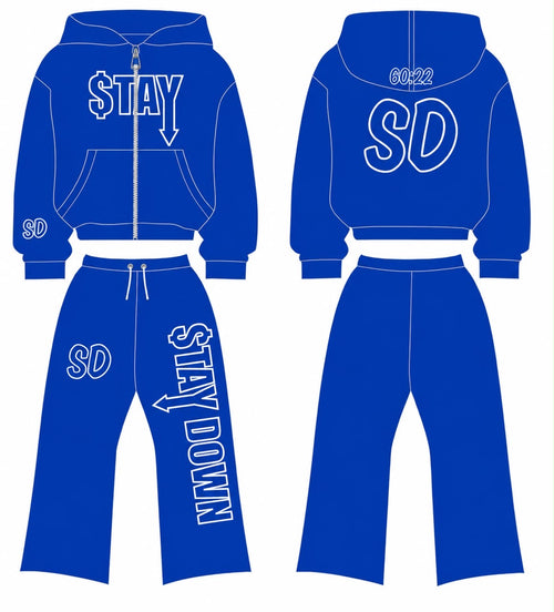 $TAY DOWN Tracksuit Set