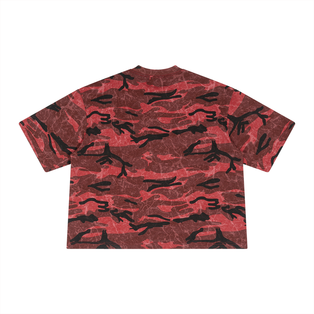 Staydown Unisex Boxy Camo T-Shirt
