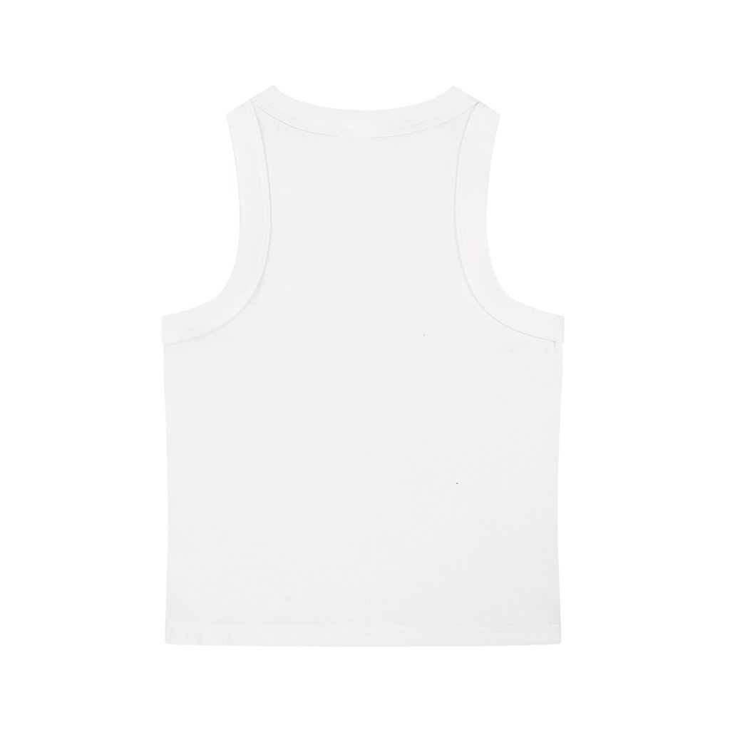 Snow Washed Crop Tank Top